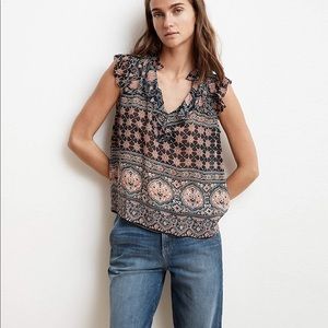 Velvet by Graham and Spencer Sheer Top Pattern S